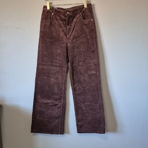 H&M Brown Wide Leg Pants
